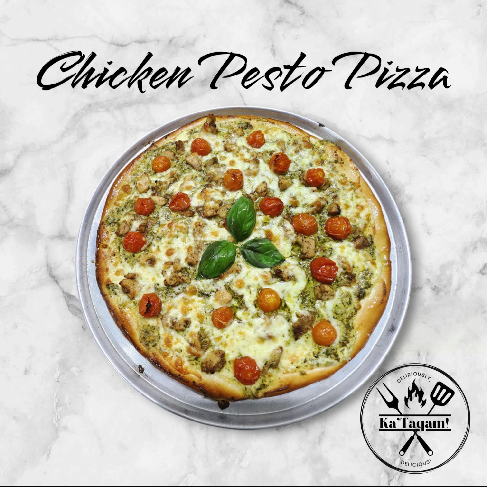 Chicken Pesto Pizza
